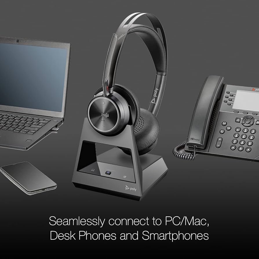 新品 Poly Voyager Focus 2-M Office USB-A Poly Voyager Focus 2 Office USB-A Bluetooth Stereo Headset